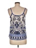 Fun & Flirt 100% Polyester Blue Sleeveless Blouse Size M - photo 2
