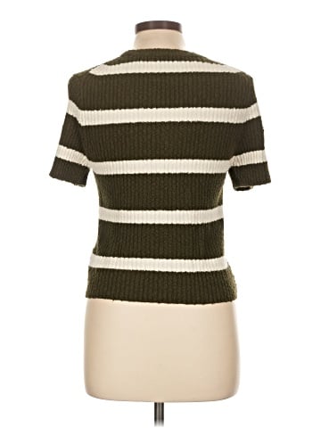 Madewell Boucl&eacute;-Knit Crewneck Sweater Tee in Stripe (view 2)