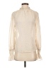Lulus 100% Polyester Ivory Long Sleeve Blouse Size S - photo 1