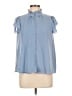 CeCe Blue Sleeveless Blouse Size L - photo 1