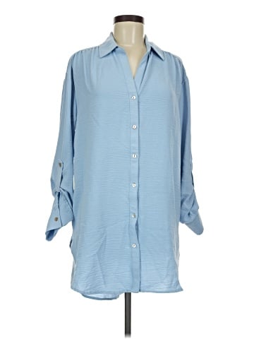 Chenault 3/4 Sleeve Button-Down Shirt (view 1)