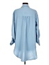 Chenault Blue 3/4 Sleeve Button-Down Shirt Size M - photo 2