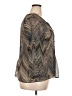 Daniel Rainn Gray 3/4 Sleeve Blouse Size XXL (estimated) - photo 4