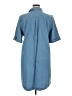 Karen Scott 100% Cotton Blue Short Sleeve Top Size XL - photo 2