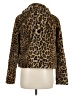 Wild Fable 100% Polyester Animal Print Brown Faux Fur Jacket Size M - photo 2
