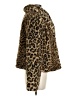 Wild Fable 100% Polyester Animal Print Brown Faux Fur Jacket Size M - photo 4