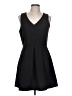 One Clothing 100% Polyester Solid Black Cocktail Dress Size L - photo 1