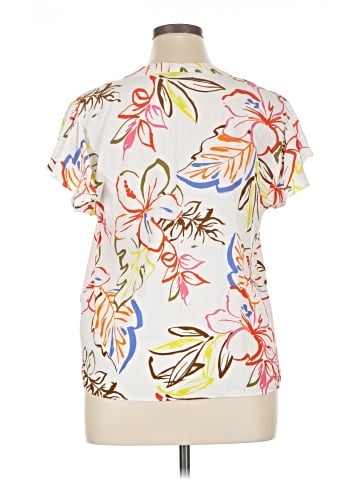 CeCe Short Sleeve Blouse (view 2)