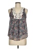 Collective Concepts 100% Polyester Blue Sleeveless Blouse Size M (petite) - photo 1