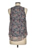 Collective Concepts 100% Polyester Blue Sleeveless Blouse Size M (petite) - photo 2
