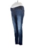 Isabel Maternity Color Block Blue Jeans Size 6 - photo 1