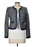 Rafaella Tweed Blue Jacket Size 10 Petite - photo 1