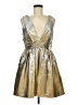 Sandro Metallic Silver Cocktail Dress Size Med (2) - photo 1