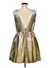 Sandro Metallic Silver Cocktail Dress Size Med (2) - photo 2