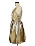 Sandro Metallic Silver Cocktail Dress Size Med (2) - photo 5