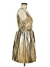 Sandro Metallic Silver Cocktail Dress Size Med (2) - photo 4