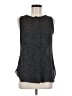 Ann Taylor LOFT 100% Polyester Gray Sleeveless T-Shirt Size M - photo 1