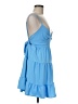 Altar'd State 100% Polyester Solid Blue Cocktail Dress Size M - photo 4