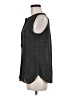 Ann Taylor LOFT 100% Polyester Gray Sleeveless T-Shirt Size M - photo 5