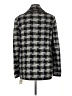 Evan Picone Houndstooth Gray Coat Size M - photo 2