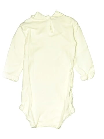 Petit Bateau Long Sleeve Onesie (view 2)