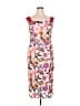 Boston Proper 100% Polyester Floral Pink Cocktail Dress Size 16 - photo 1