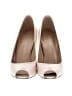 Stuart Weitzman 100% Leather Ivory Heels Size 5 1/2 - photo 2