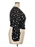 Wild Fable 100% Rayon Black Long Sleeve Blouse Size XXL - photo 4