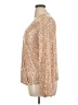 Flamingo 100% Polyester Gold Long Sleeve Blouse Size XL - photo 5