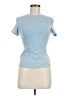 SKIMS Polka Dots Blue Short Sleeve Turtleneck Size M - photo 1