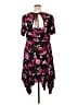 Torrid 100% Rayon Floral Black Casual Dress Size 2X Plus (2) - photo 2