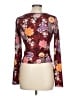 Guess Burgundy Long Sleeve Top Size L - photo 2