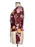 Guess Burgundy Long Sleeve Top Size L - photo 5