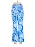 J. McLaughlin Print Blue Active Pants Size 8 - photo 2