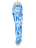 J. McLaughlin Print Blue Active Pants Size 8 - photo 4