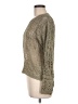 The Limited 100% Polyester Metallic Green Pullover Sweater Size M - photo 5