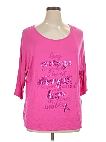 Thalia Sodi 3/4 Sleeve T-Shirt (view 1)