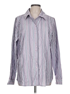 Denim & Co Long Sleeve Button Down Shirt