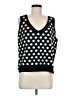 Pol Polka Dots Black Sweater Vest Size M - photo 1