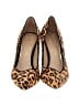 Jessica Simpson 100% Leather Animal Print Brown Heels Size 9 - photo 2