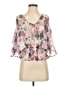 Zara Basic Pink 3/4 Sleeve Blouse Size S - photo 1