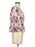Zara Basic Pink 3/4 Sleeve Blouse Size S - photo 4