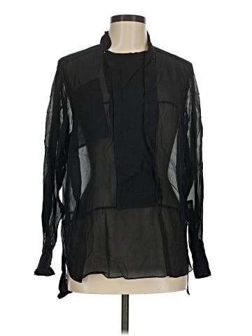 Isabel Marant Long Sleeve Silk Top (view 1)