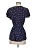 O'Neill Blue Short Sleeve Blouse Size S - photo 2