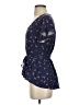 O'Neill Blue Short Sleeve Blouse Size S - photo 5