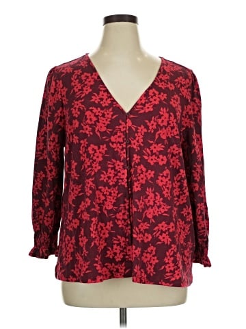 Lands' End 3/4 Sleeve Blouse (view 1)