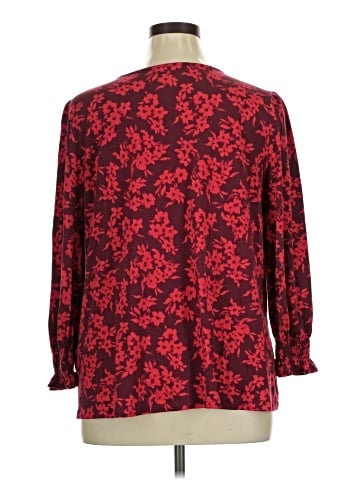 Lands' End 3/4 Sleeve Blouse (view 2)