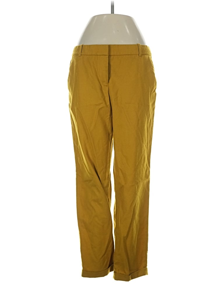 Pre-owned Jcrew Wool Pants In Gold