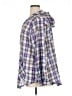 Torrid 100% Cotton Plaid Silver Windbreaker Size 2X Plus (2) - photo 5