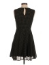 Express 100% Polyester Houndstooth Black Cocktail Dress Size 2 - photo 2